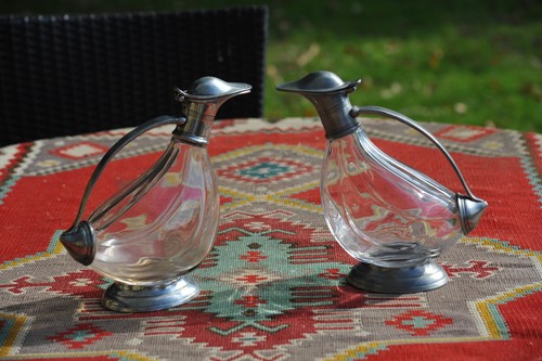 Pair vintage italian glass - vintage,