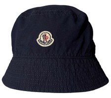 Moncler Bucket Hat Cap Cappello Size XL Blue Used %100 Authentic RRP£285