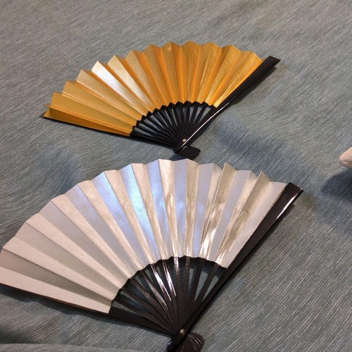 Gold and silver reversible - and,