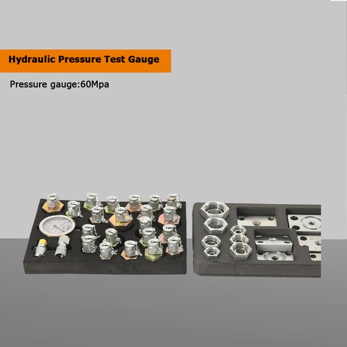 Excavator hydraulic test kit - hydraulic,
