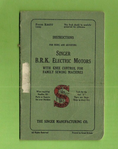 D423 booklet singer - -,