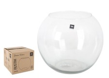 30cm Glass Fish Bowl flower