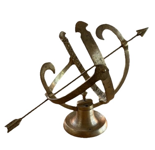 Armillary sphere brass sundial