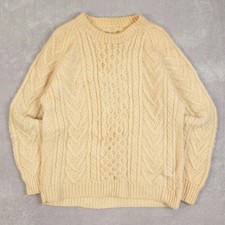 Vintage 90s Patterned Aran