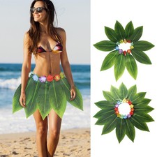 Leaf Skirt Hawaiian Green Leaf