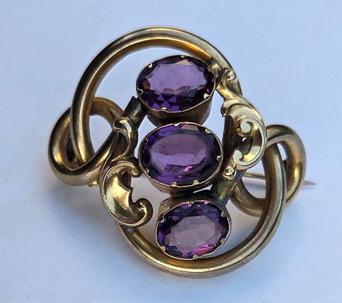 Antique victorian amethyst - antique,