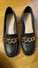 kurt geiger black loafer shoes