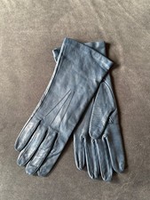 Miloré navy Leather Gloves