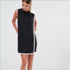 Ted Baker 'Elija' Tunic Dress with Contrast Bow Size 2 S 10