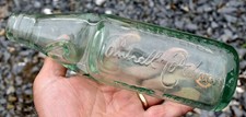 Vintage Cantrell Cochrane Dublin Belfast Glass Codd Beer Soda Bottle Pub Ireland