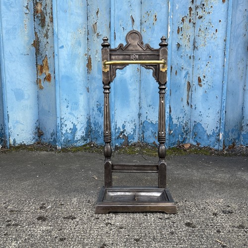 Antique brass cast iron stick - brass,