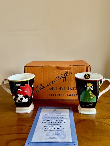 Two clarice cliff strike up - ,