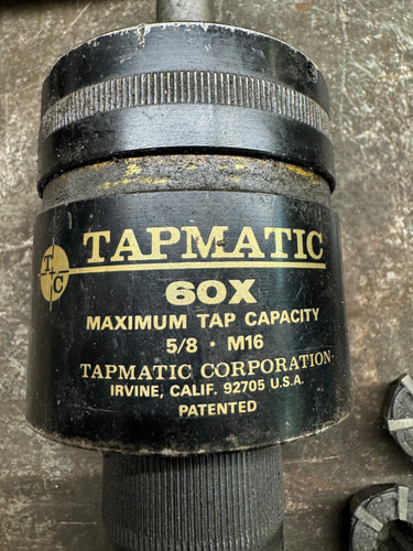 Tapmatic tapping head 60x - 60x,