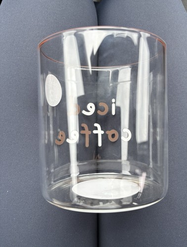 Viral iced latte glass - latte,