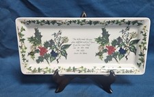 Portmeirion The Holly And The Ivy Rectangular Tray