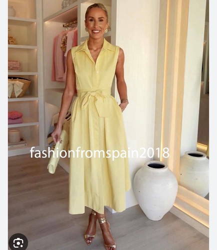 Zara yellow sleeveless - yellow,