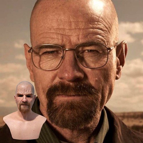 Realistic bald old man - old,