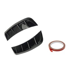 2x Car Wheel Arch Eyebrow Protector Trim Cover Air Vent Hood Side Fender Sticker