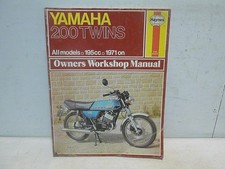 Yamaha 200 Twins Haynes Manual 1971 on YCS 3E 5E RD200 DX