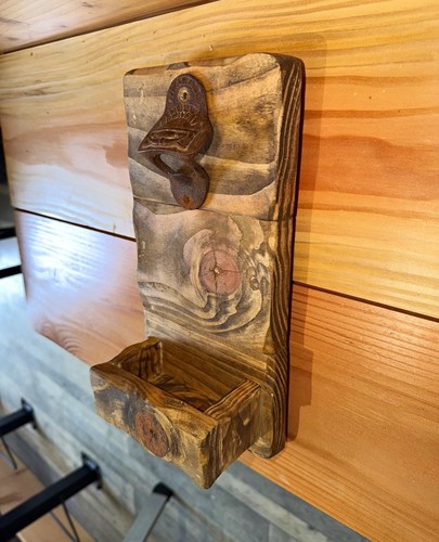 Handmade wooden bottle opener - handmade,