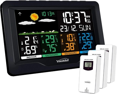 Wireless weather station with - weather,