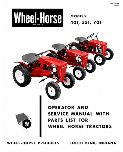Wheel horse 401 551 - , 401,