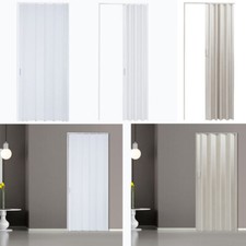 Internal Folding Door 6/10mm PVC Sliding Panel Accordion Concertina Room Divider