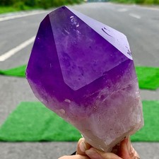 859G Natural Amethyst geode quartz cluster crystal specimen Healing Gemstone