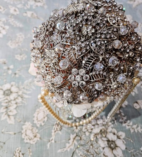 Artistan bridal brooch bouquet - bridal,