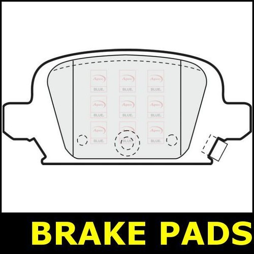 Brake pads rear - pads, vauxhall