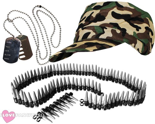 Army cap bullet belt - cap,