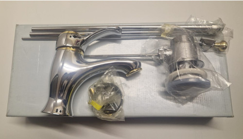 Single lever basin mixer tap - ,