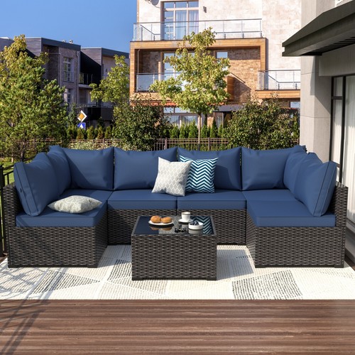 7pcs outdoor patio - 7pcs, furniture