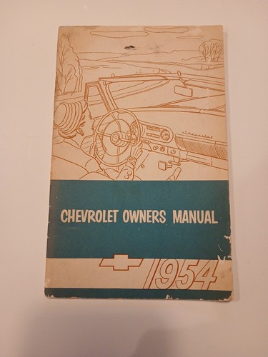 Vintage 1954 chevrolet owner - vintage, owner's