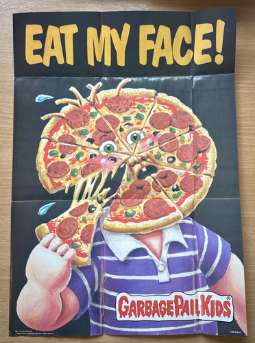 1986 garbage pail kids poster - 1986,
