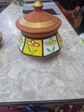 Clay Pot For Serving 7 Inch Wide 5 Inch Length