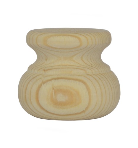 Single wooden furniture foot - single,