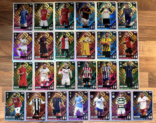Match attax cards - le,