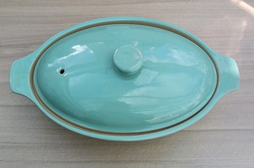 Vintage denby manor - green, oval