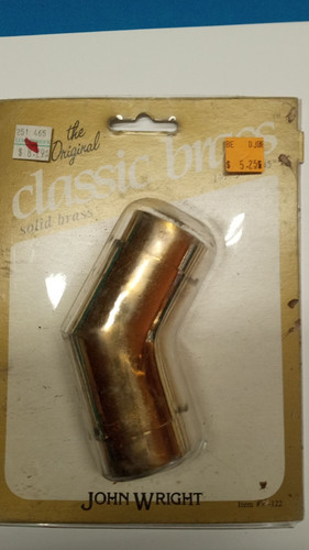 Cast solid brass foot - solid,