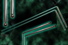 Pure Copper Dowsing Divining Rods With Handles Paranormal Ghost Hunting