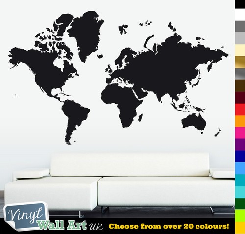 Huge world map - world, wall