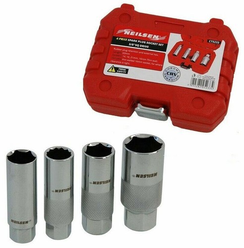 Neilsen 4pcs spark plug socket - neilsen,