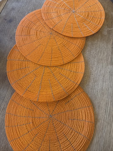 Masai beaded table placemats - beaded,
