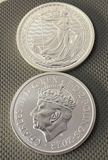  2023 1 oz Silver King Charles III Coronation Britannia *Rare*