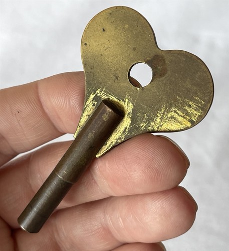 Antique brass fusee - fusee, clock