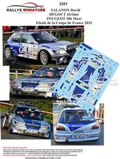 DECALS 1/43 REF 2201 PEUGEOT