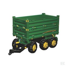 John Deere Childrens Pedal Tractor RollyMultitrailer Trailer 3 Axle Ride On