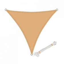 NEW! 3m Tan Triangular Outdoor