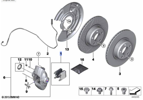 Genuine bmw series set - genuine, of